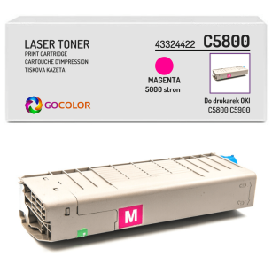 Toner do OKI C5500 C5550 C5800 C5900 n, dn, cdtn, mfp, 43324422 Magenta zamiennik