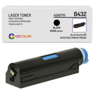 Toner do OKI B432 B512 MB492 MB562 45807111 dn, dnw, zamiennik