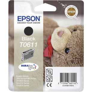 EOL Epson oryginalny tusz T0611 C13T06114010 black