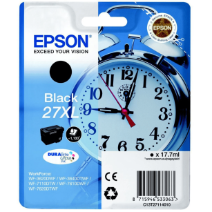 Epson oryginalny tusz 27XL T2711 C13T27114012 black