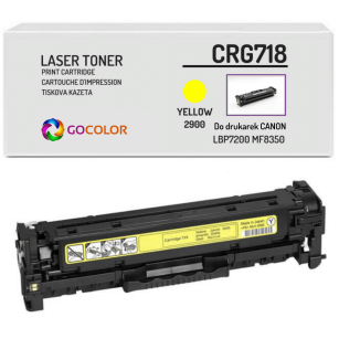 Toner do CANON CRG718 2659B002 Yellow Zamiennik