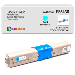 Toner do OKI ES5430 ES3451 ES5461 44469742 Cyan zamiennik