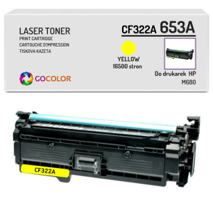 EOL Toner do HP CF322A 653A M680 Yellow Zamiennik