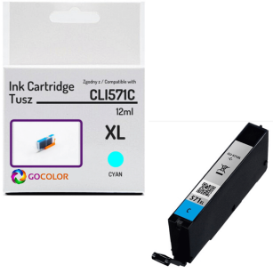 Tusz do CANON CLI571C XL 0332C001 Cyan 100 % nowy zamiennik