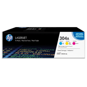 HP oryginalny toner CF372AM CMY 304A 