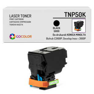 Toner do MINOLTA Bizhub C3100P Develop Ineo +3100P TNP50K A0X5154 Black Zamiennik