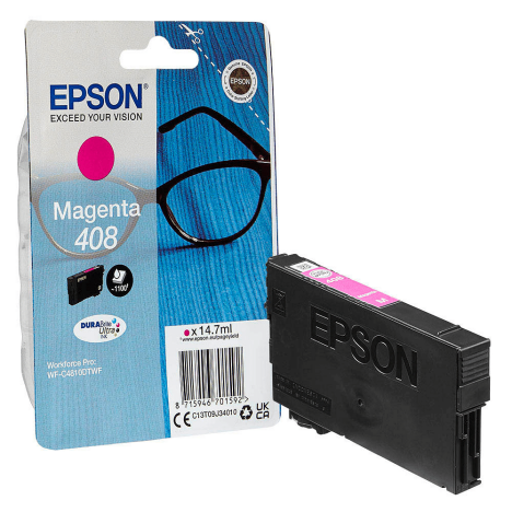 Epson oryginalny tusz 408 T09J340 C13T09J34010 WF-C4310DTWF WF-C4810DTWF magenta 14.7ml