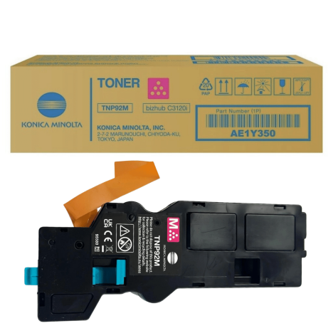 Konica Minolta oryginalny toner TNP92M AE1Y350 BIZHUB C3120i magenta 4.0K