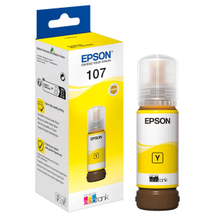 Epson oryginalny tusz 107 T09B4 C13T09B440 EcoTank ET18100 yellow 70ml