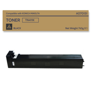 EOL Toner do Konica Minolta TN411K Black Bizhub C451 40k (1x765g)