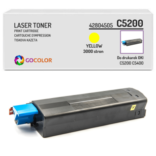 Toner do OKI C5200 C5400 n, 42804505 Yellow zamiennik