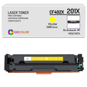 Toner do HP CF402X 201X M252 M274 Yellow Zamiennik