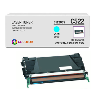 EOL Toner do LEXMARK C522 00C5220CS Cyan Zamiennik