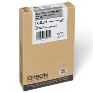 Epson oryginalny tusz T6039 C13T603900 light light black