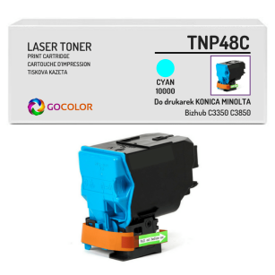 Toner do MINOLTA Bizhub C3350 C3850 TNP48C A5X0450 Cyan Zamiennik