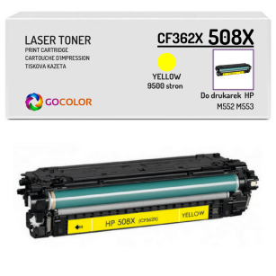 Toner do HP CF362X 508X M552 M553 Yellow Zamiennik