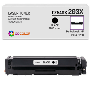 Toner do HP CF540X 203X M254 M280 Black Zamiennik