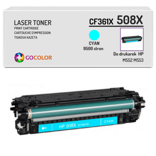 Toner do HP CF361X 508X M552 M553 Cyan Zamiennik