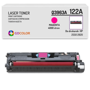 EOL Toner do HP Q3963A 122A 2550 2820 Magenta Zamiennik