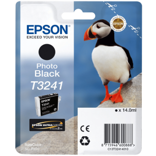 Epson oryginalny tusz T3241 C13T32414010 photo black