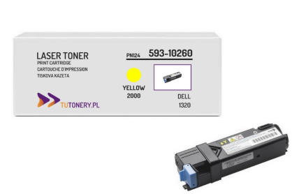 Toner do DELL 1320 PN124 Yellow Zamiennik