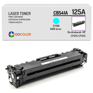 Toner do HP CB541A 125A CP1215 Cyan Zamiennik