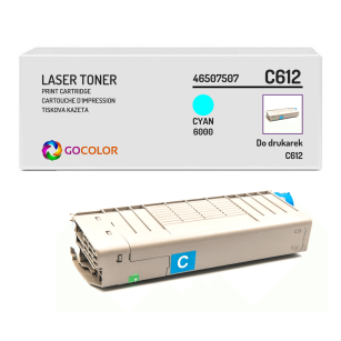 Toner do OKI C612 46507507 Cyan Zamiennik