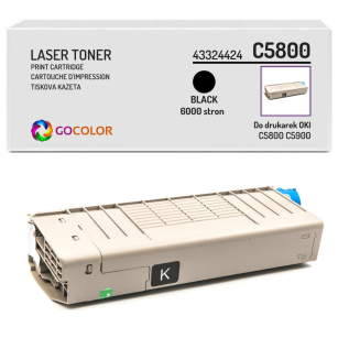 Toner do OKI C5500 C5550 C5800 C5900 n, dn, cdtn, mfp, 43324424 Black zamiennik