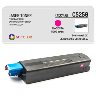 Toner do OKI C5250 C5450 C5510 C5540 n, dn, mfp, 42127455 Magenta zamiennik