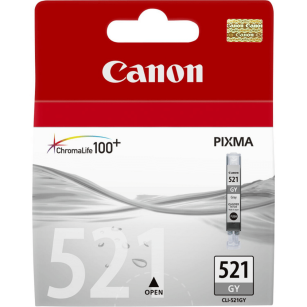 Canon oryginalny tusz CLI521GY 2937B001 grey