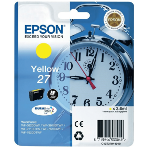 Epson oryginalny tusz 27 T2704 C13T27044012 yellow