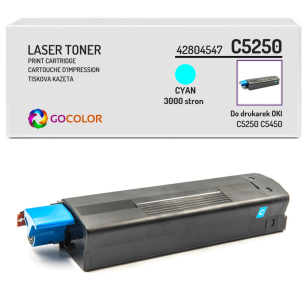 Toner do OKI C5250 C5450 C5510 C5540 n, dn, mfp, 42804547 Cyan zamiennik