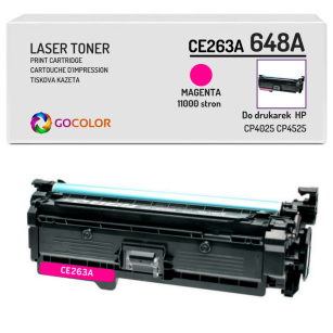 Toner do HP CE263A 648A CP4025 CP4525 Magenta Zamiennik