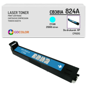 Toner do HP CB381A 824A CP6015 CM6030 Cyan Zamiennik