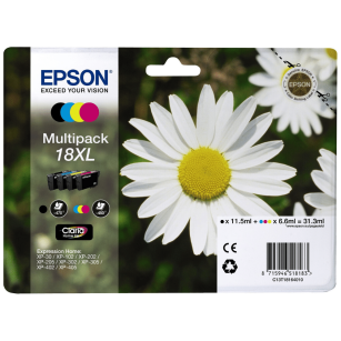 Epson oryginalny tusz 18XL T1816 C13T18164012 cyan / magenta / yellow / black