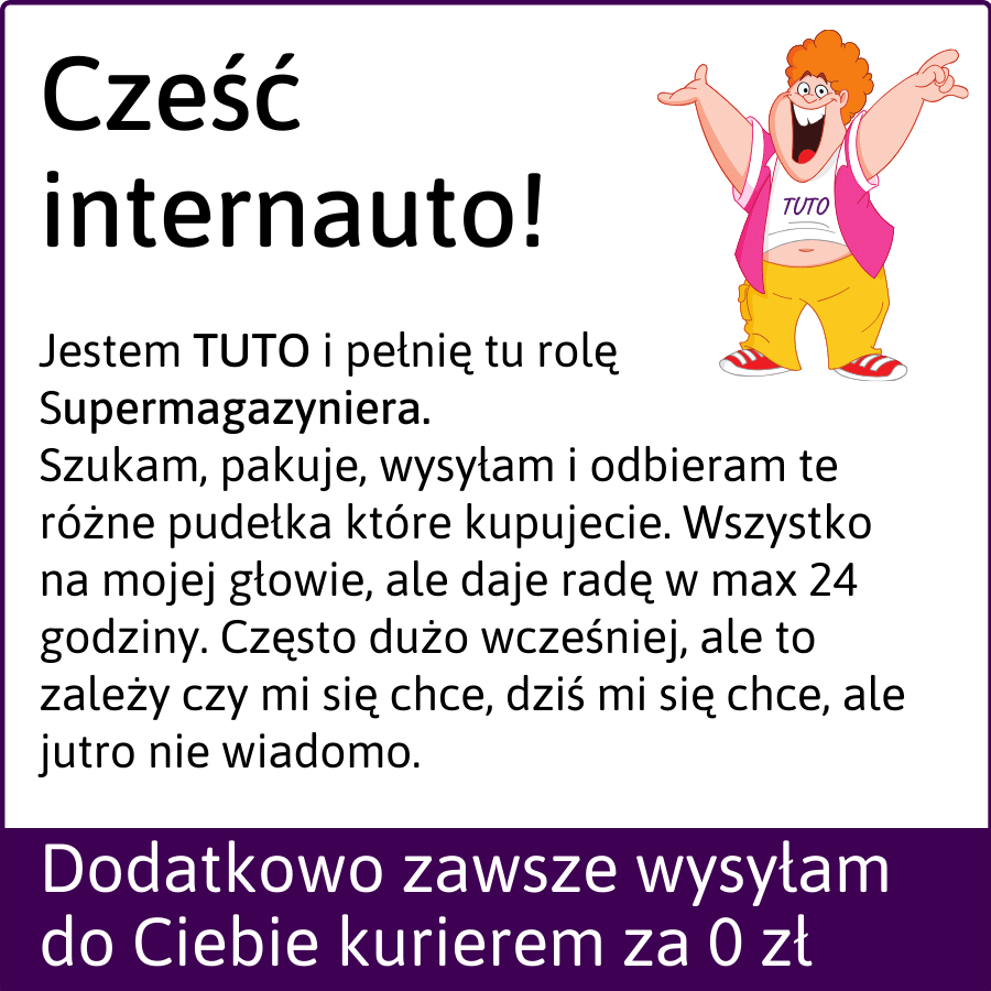 sklep z darmową dostawą tuto wysyła za 0 zł